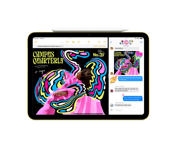 APPLE iPad 11 gen 11" Wi-Fi 256GB - Yellow - 1321873 - zdjęcie 4